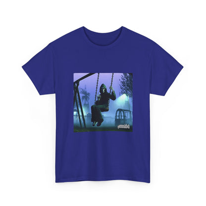 Grim Reaper Giving Middle Finger On Swing