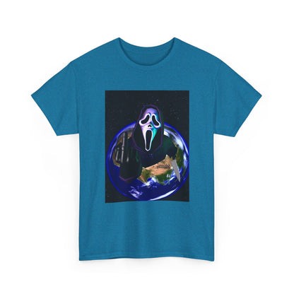Ghostface Flipping Off The Earth Tee
