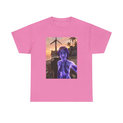 Cortana's Beach Sunset Selfie Tee
