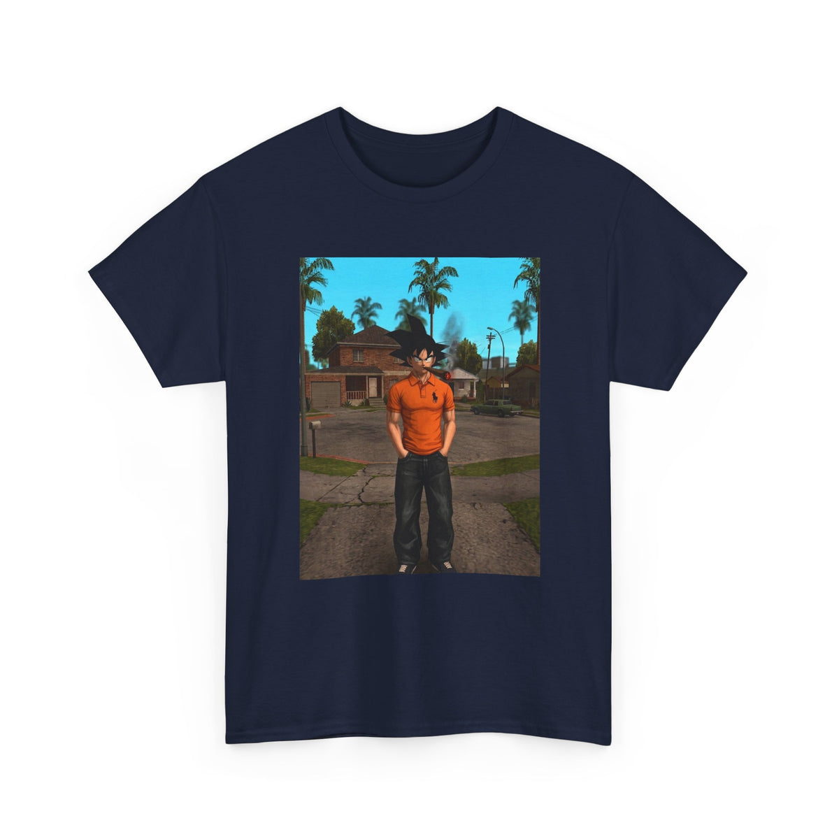 Goku Smoking On Grove Street