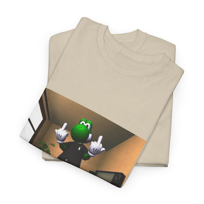 Yoshi Flipping Off In The Living Room Tee