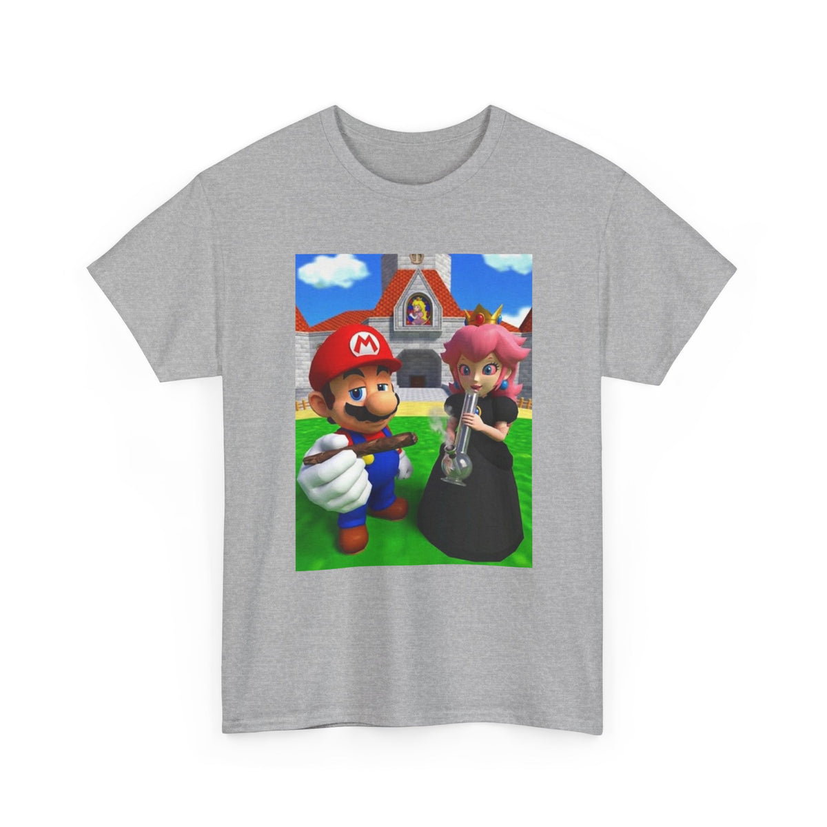 Mario And Princess Peach Puffing Loud