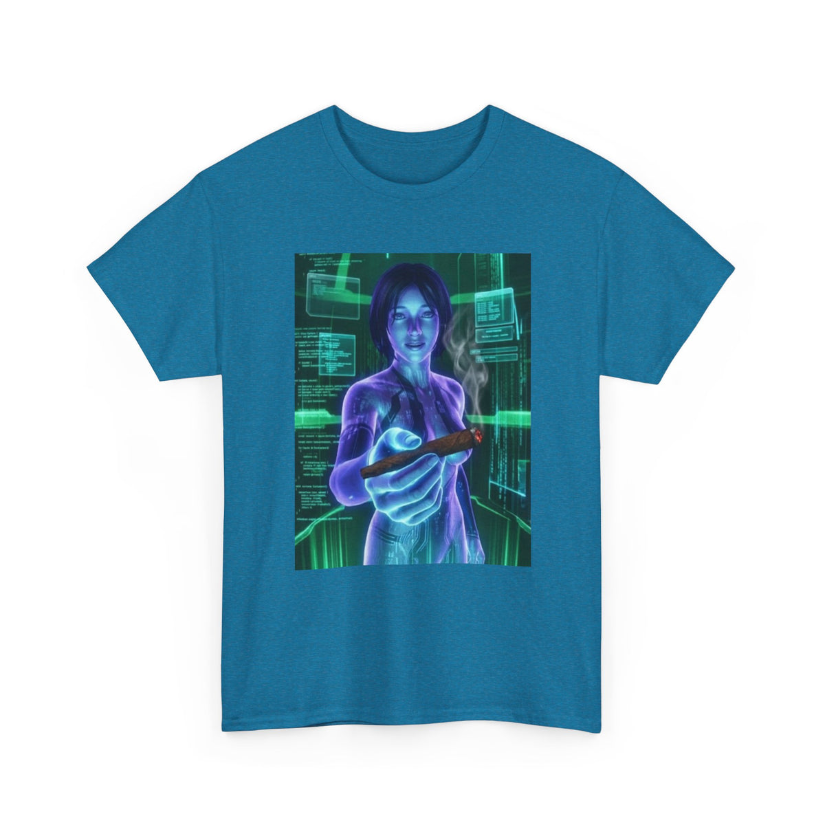 Hologram Goddess Offering You A Blunt