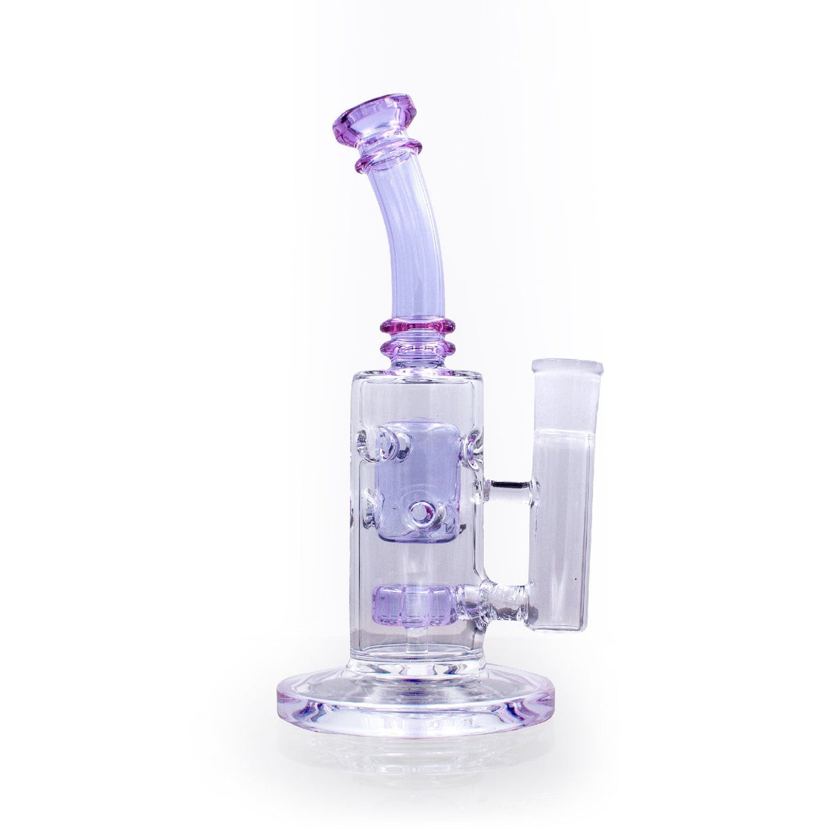 The Stash Shack 7.8" Swiss Guard Dab Rig w/ Showerhead Percolator & Splashguard