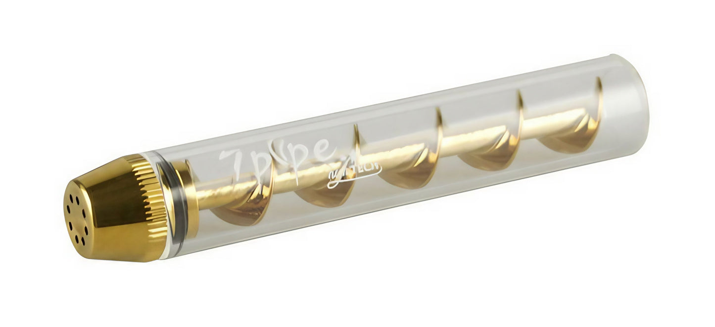 7Pipe Twisty Glass Blunt: Durable SCHOTT Glass & Cooler Hits
