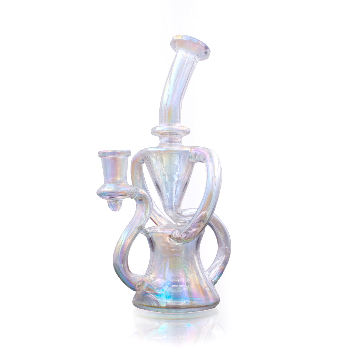 The Stash Shack 8" Showerhead Recycler Dab Rig - Smooth & Flavorful Hits