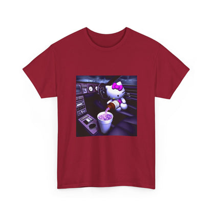 Hello Kitty Pours Lean In Car Tee