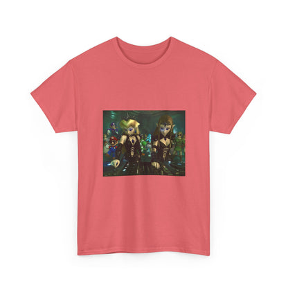 Princess Peach and Zelda DJing with Friends Tee