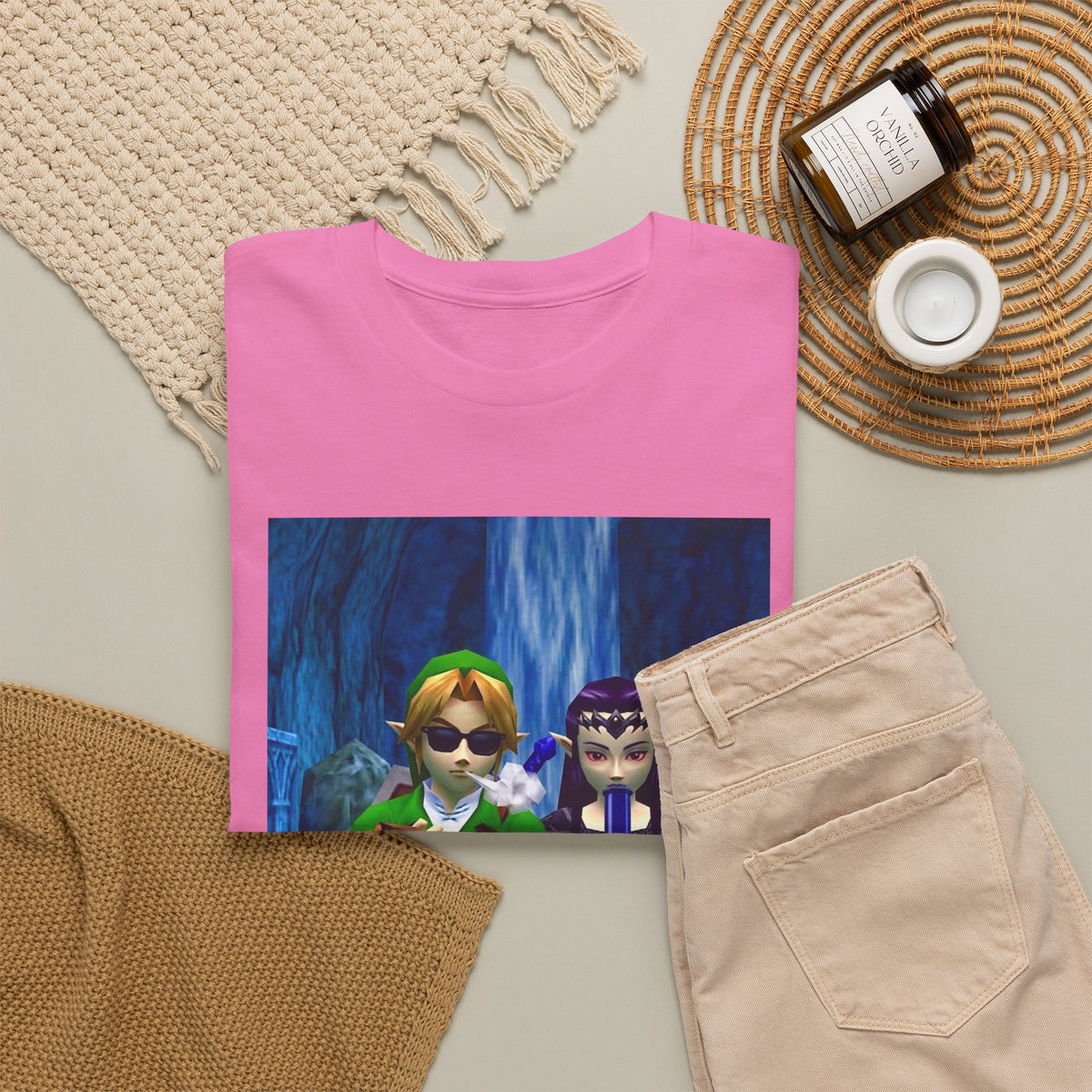 Hero and Princess Taking A Hit Tee