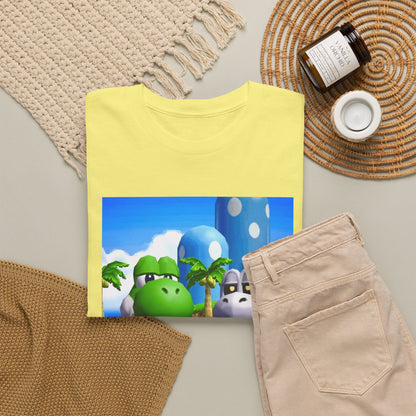 Yoshi And Dry Bones Flipping The Bird