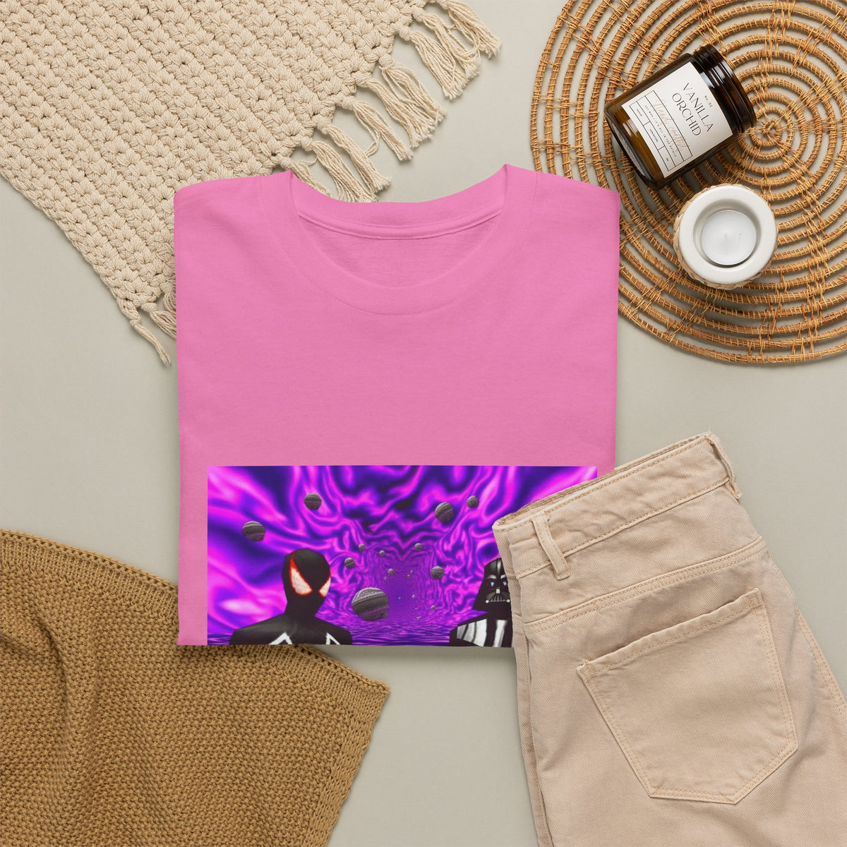 Spider-Man, Darth Vader, And Purple Drank Tee