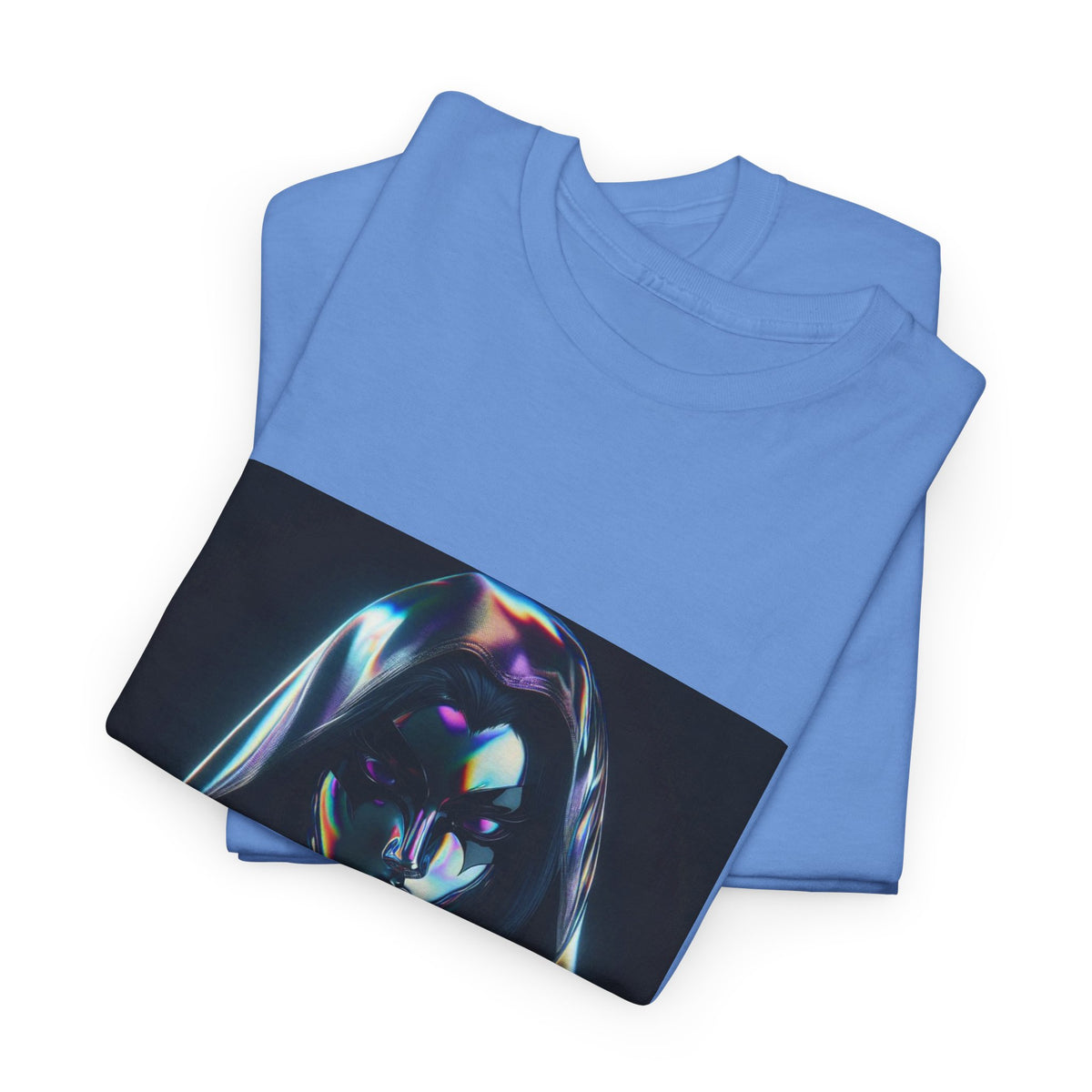 Holographic Raven Sorceress Shimmers Mysteriously
