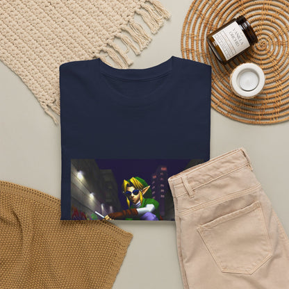 Link Skater Smoking In Alley Tee
