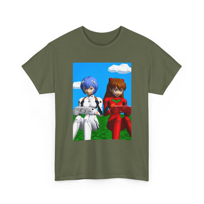 Rei And Asuka Gaming On PSPs Tee