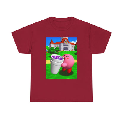 Kirby Sipping Purple Drank In Princess Peach's Castle