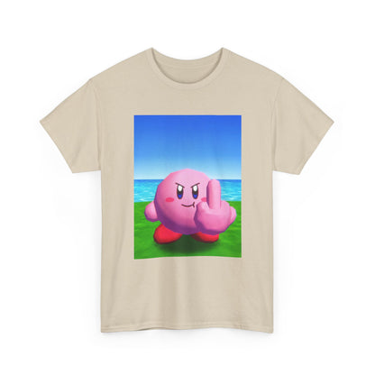 Kirby Flipping The Bird Beach Tee