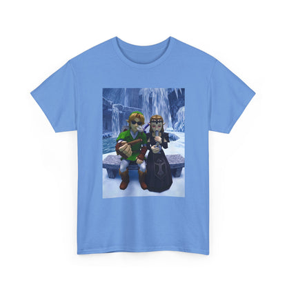 Link And Zelda Chilling In Ice Palace