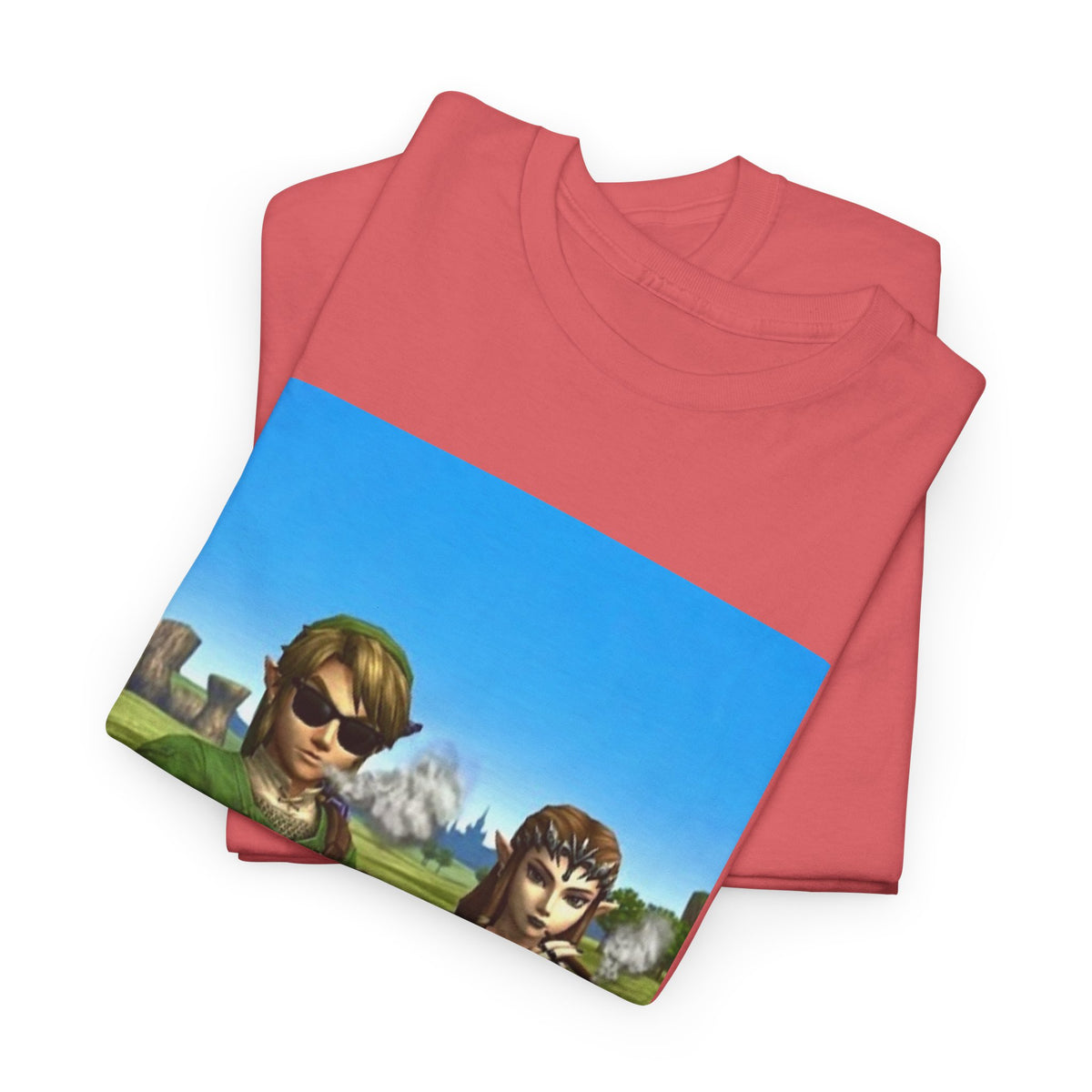 Link And Zelda Chilling With Blunts Tee
