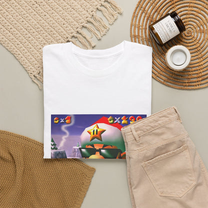 Cool Mario Santa Smoking Cigar Tee
