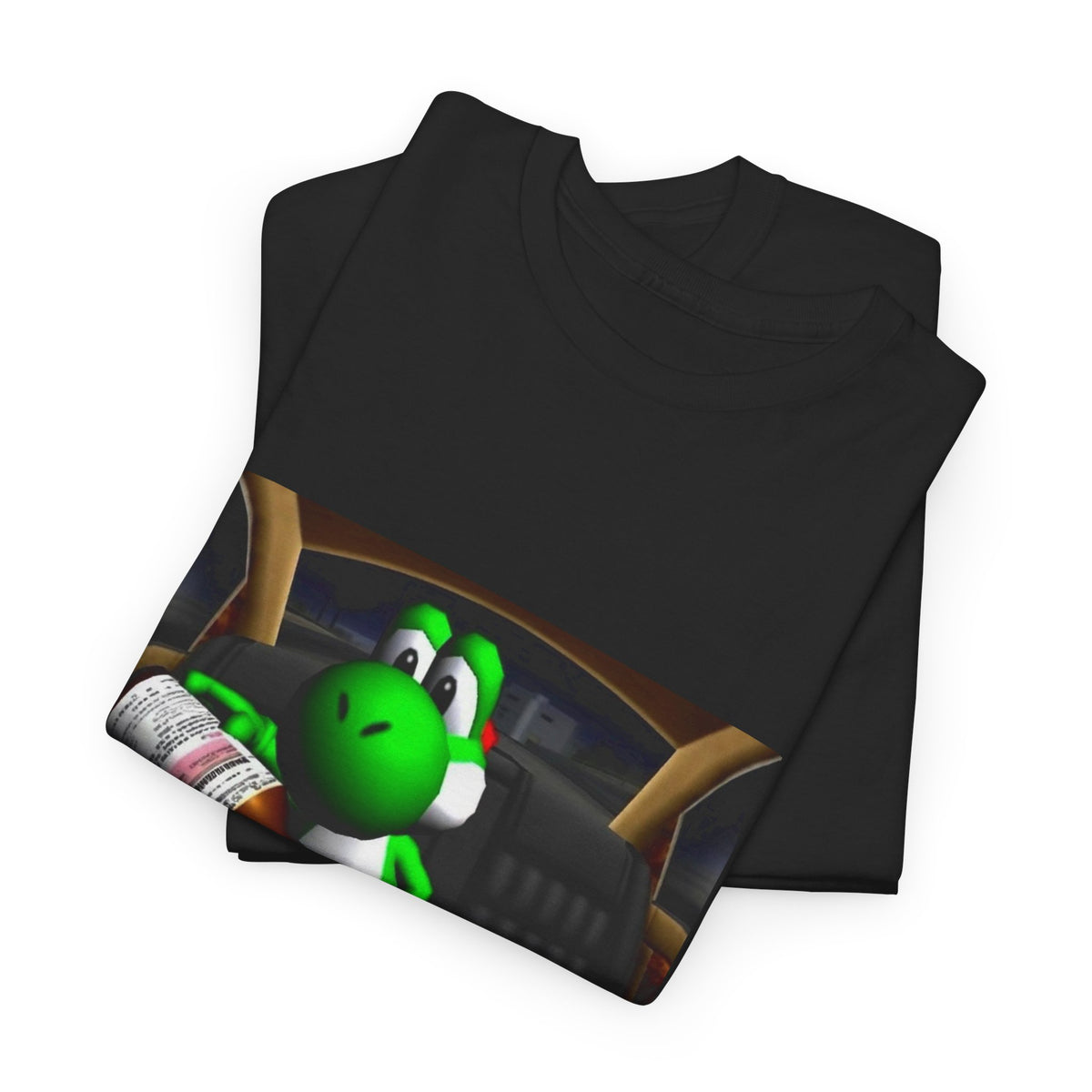 Yoshi Pouring Up Lean In A Car