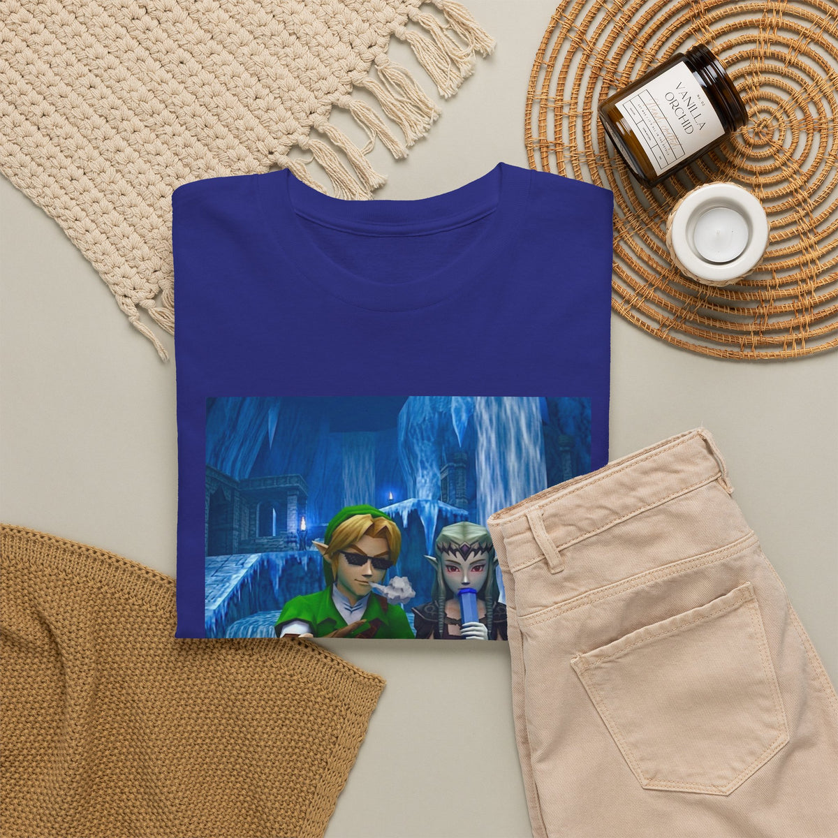Stoner Link and Zelda Chillin' in Zora's Domain