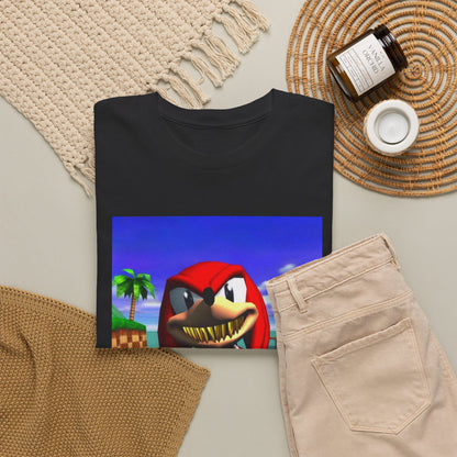 Grill Knuckles Flips Off On Beach Tee