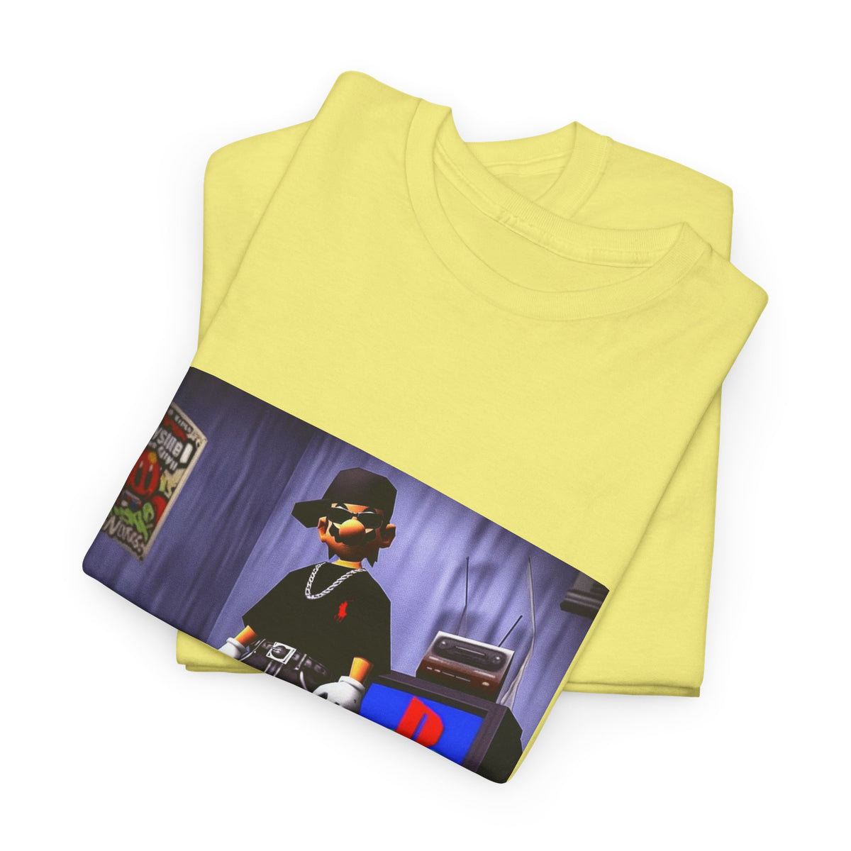 Gamer Mario Sporting Drip In His Room