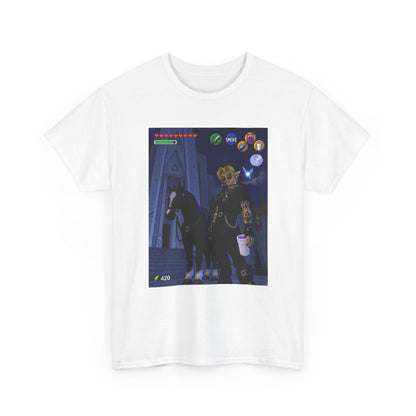 Goth Link Smoking With Epona Tee