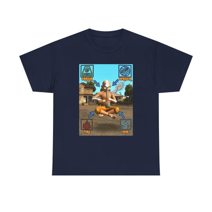 Bender Aang Meditating with Bong Tee