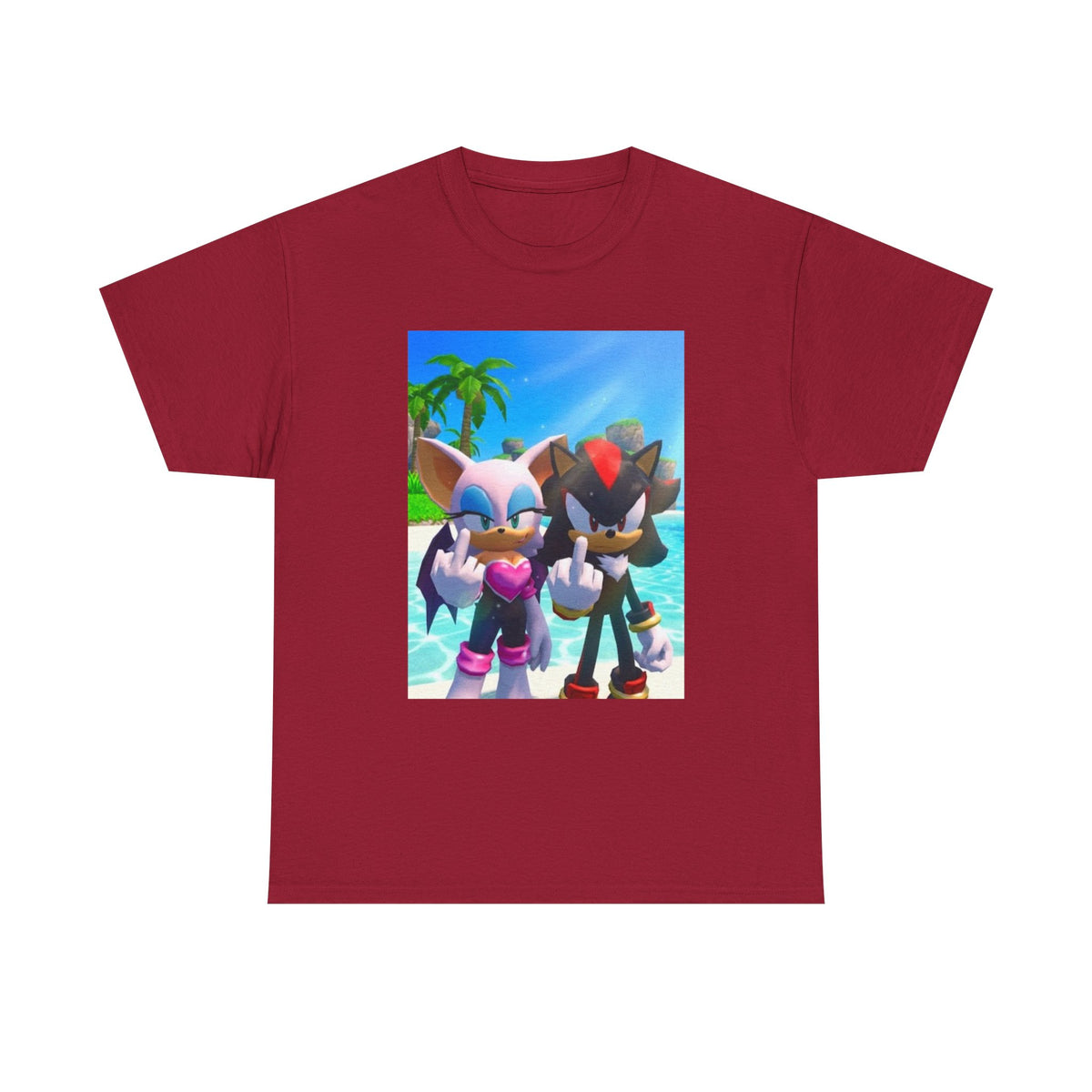 Rouge And Shadow Flipping The Bird (Design 5)