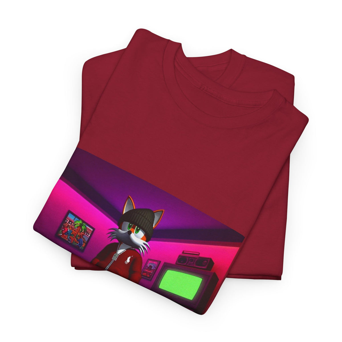 Swagged-Out Fox In Retro Chill Pad