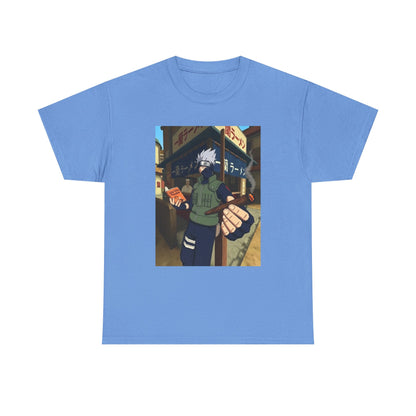 Kakashi Relaxing With Blunt And Book Tee