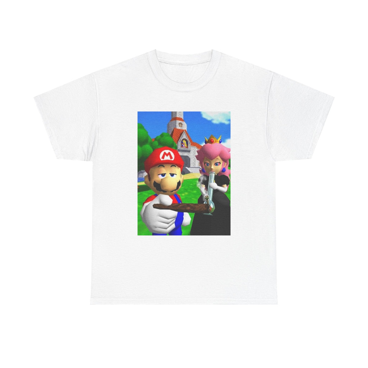 Mario & Peach Getting High At The Castle