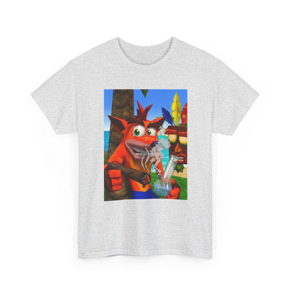 Crash Bandicoot Taking A Hit Tee