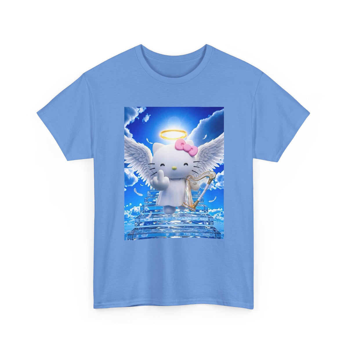 Heavenly Kitty Gives A Flip Off
