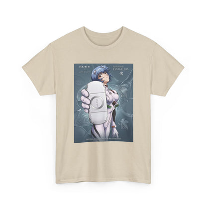 Rei Ayanami Holds PSP Collaboration Tee