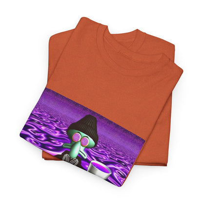 Squidward Sipping Lean In A Purple Haze