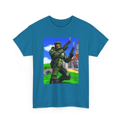 Master Chief Blazing In Mushroom Kingdom