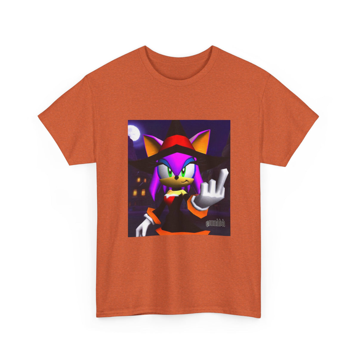Witchy Sonic Character Giving Middle Finger