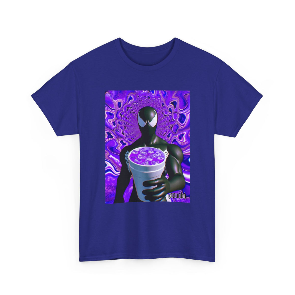 Venom Spider-Man Holding Purple Double Cup