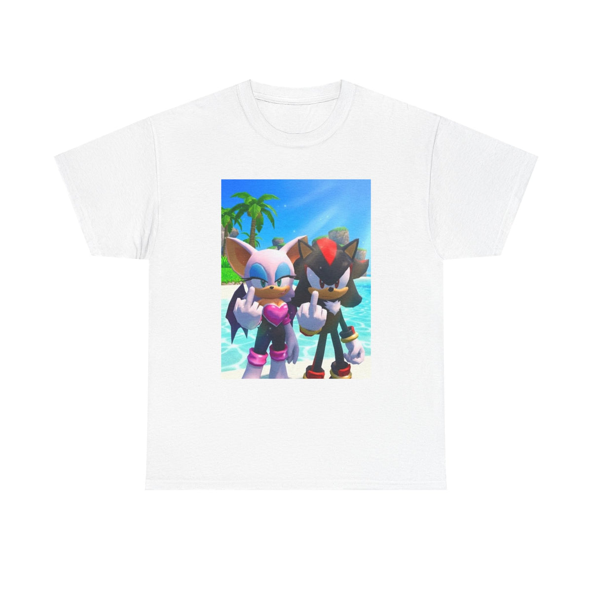Rouge And Shadow Flipping The Bird (Design 5)
