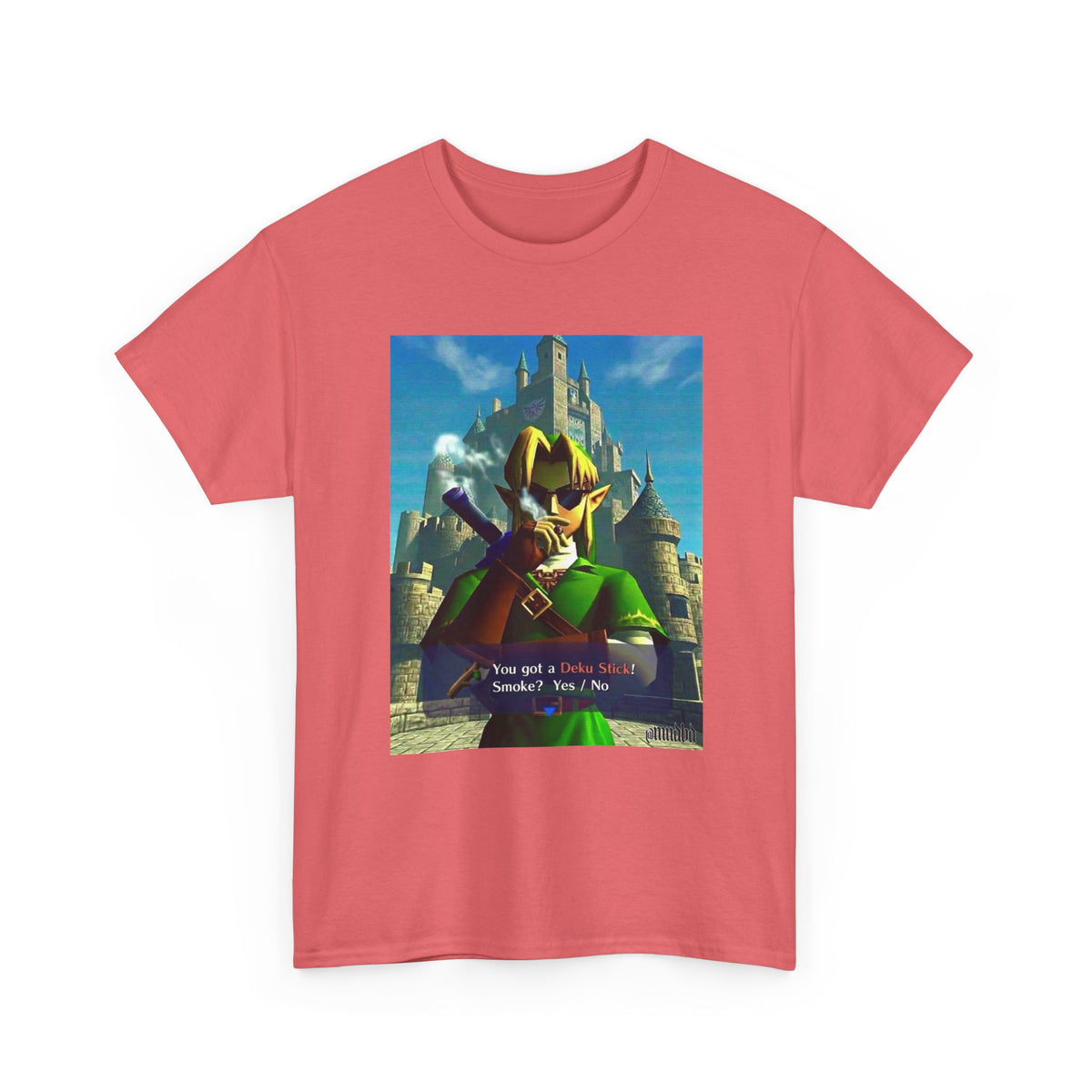 Link Smoking Deku Stick In Hyrule