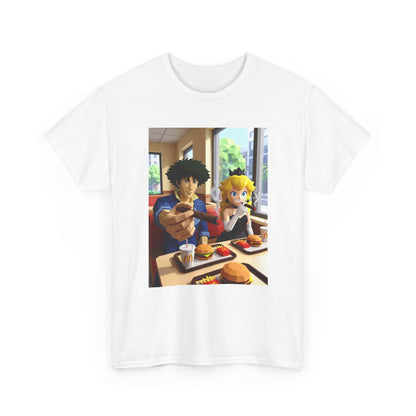 Spike and Princess Peach Smoking Cigars Tee