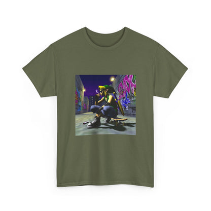 Edgy Link Smoking In Alley Tee