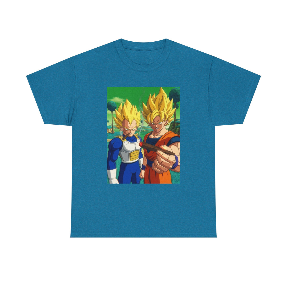 Goku and Vegeta Sharing a Blunt Tee