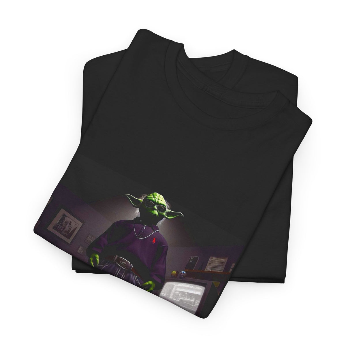 Yoda In Y2K Drip Standing Confidently