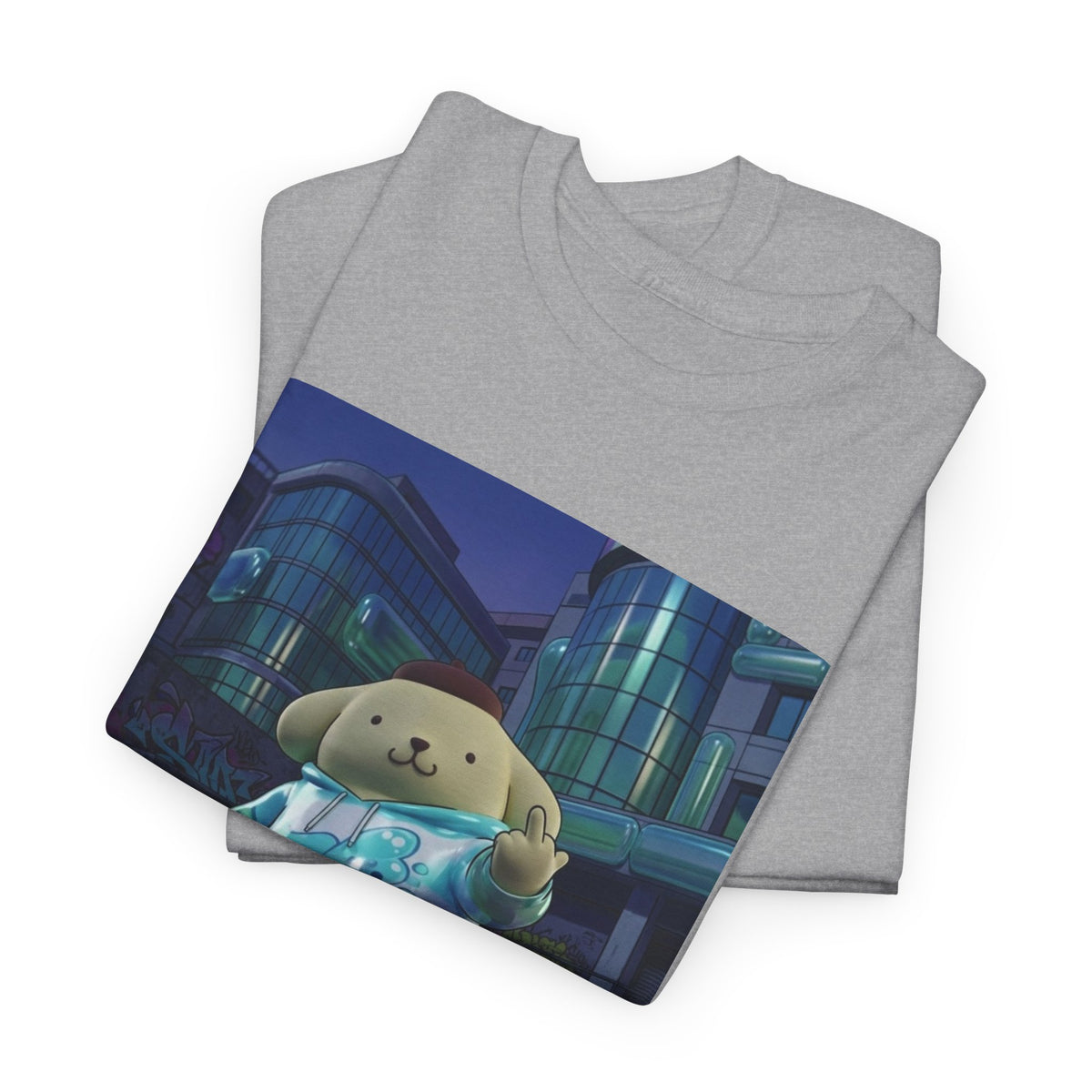 Pompompurin Flips Off In Skateshop City