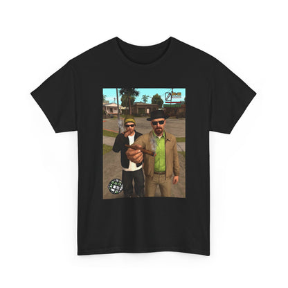 Heisenberg And Jesse Breaking Bad Grand Theft Auto Blunts Tee