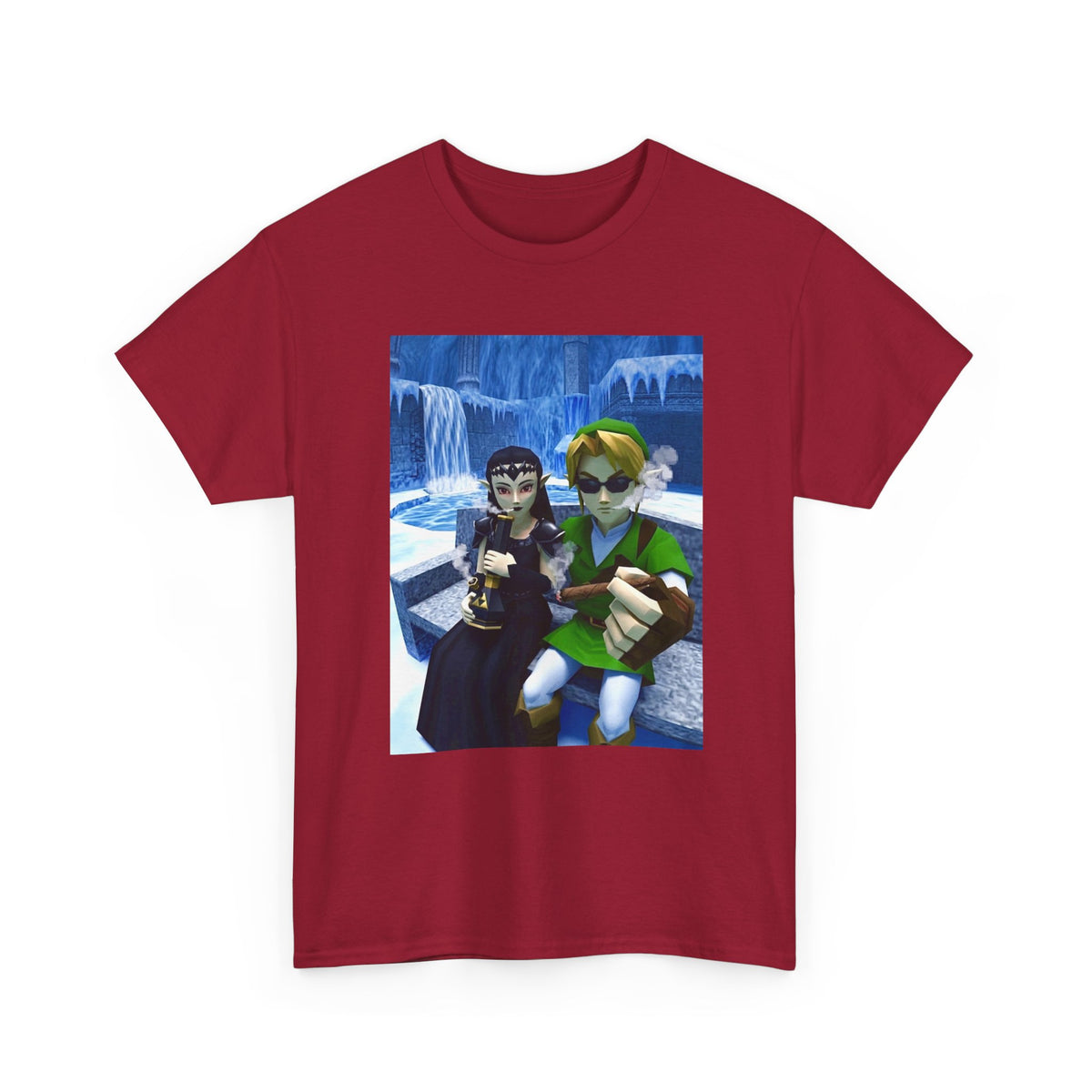 Goth Zora And Link Chilling Icy Plateau