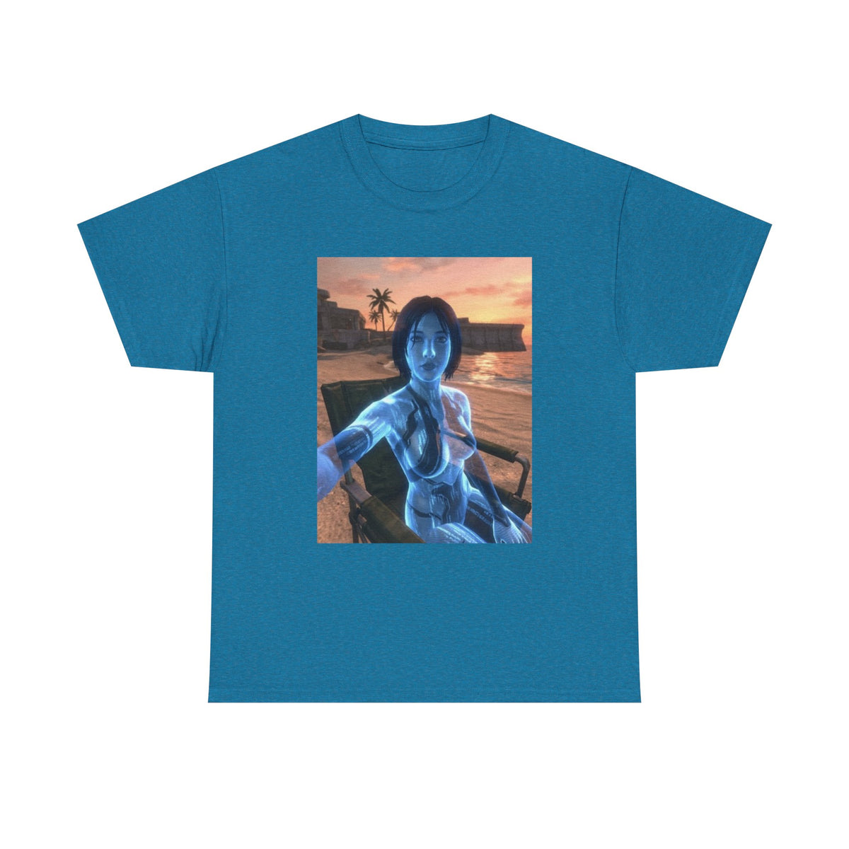Cortana Taking A Chill Beach Selfie